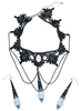 Gothicana by EMP - Blue Drop - Serre-cou - Femme - noir