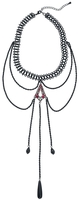Gothicana by EMP - Choker Chaîne - Serre-cou - Femme - noir