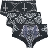 Gothicana by EMP - Gothicana X Anne Stokes - Panty Set mit Alloverprint - Lot de culottes - Femme - noir