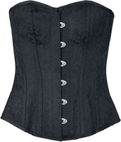 Gothicana by EMP - Korsage mit Brokatmuster - Corset - Femme - noir