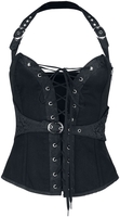 Gothicana by EMP - Korsage mit Harness - Corset - Femme - noir