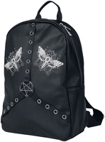 Gothicana by EMP - Moth - Sac à dos - Femme - noir blanc