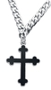 Gothicana by EMP - Plain Cross - Collier - Femme - couleur argent