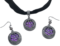 Gothicana by EMP - Shiny Pentagram - Serre-cou - Femme - noir