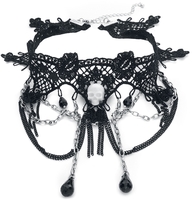 Gothicana by EMP - Skull Choker - Serre-cou - Femme - noir