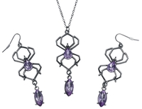 Gothicana by EMP - Spider Collection - Collier - Femme - couleur argent