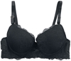Grey Velvet - Spitzen Bra - Brassière - Femme - noir