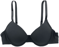 Grey Velvet - T-Shirt Bra - Brassière - Femme - noir