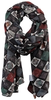 Harry Potter - Blason - Foulard - Femme - multicolore
