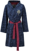 Harry Potter - Blason Poudlard - Peignoir de bain - Femme - bleu foncé