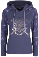 Harry Potter - Blason Poudlard - Sweat-shirt à capuche - Femme - lilas