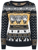 Harry Potter - Chibi - Pull de Noël - Femme - multicolore