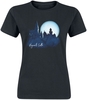 Harry Potter - Château de Poudlard - T-Shirt Manches courtes - Femme - noir