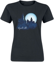 Harry Potter - Château de Poudlard - T-Shirt Manches courtes - Femme - noir