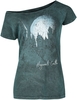 Harry Potter - Château de Poudlard - T-Shirt Manches courtes - Femme - turquoise