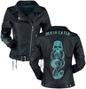 Harry Potter - Death Eater - Veste en imitation cuir - Femme - noir vert