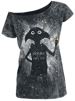 Harry Potter - Dobby Is A Free Elf - T-Shirt Manches courtes - Femme - noir