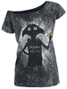 Harry Potter - Dobby Is A Free Elf - T-Shirt Manches courtes - Femme - noir