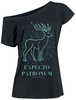 Harry Potter - Expecto Patronum - T-Shirt Manches courtes - Femme - noir