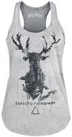 Harry Potter - Expecto Patronum - Top - Femme - gris clair