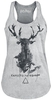 Harry Potter - Expecto Patronum - Top - Femme - gris clair