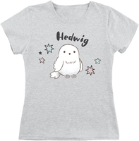Harry Potter - Hedwige - T-shirt - Femme - gris