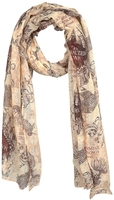Harry Potter - La Carte Du Maraudeur - Foulard - Femme - multicolore