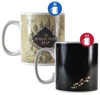Harry Potter - La Carte du Maraudeur - Mug Thermoréactif - Mug - Unisexe - noir