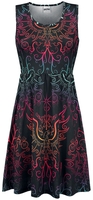 Harry Potter - Phoenix - Robe mi-longue - Femme - multicolore