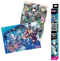 Hatsune Miku - Chibi Poster - Set - Poster - Unisexe - multicolor