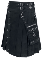 Heartless - Calle Kilt - Jupe mi-longue - Homme - noir
