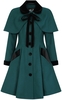 Hell Bunny - Anouk Coat - Manteaux - Femme - vert noir