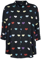 Hell Bunny - Chemise Mimi Oversized - Chemise manches longues - Femme - multicolore
