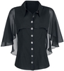 Hell Bunny - Chemisier Draco - Chemisier - Femme - noir