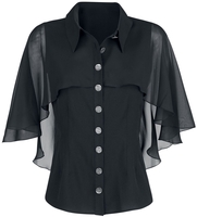 Hell Bunny - Chemisier Draco - Chemisier - Femme - noir