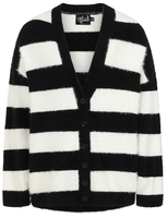 Hell Bunny - Gilet Nevermind - Cardigan - Femme - noir blanc