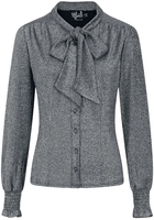 Hell Bunny - Haze Blouse - Chemisier - Femme - gris