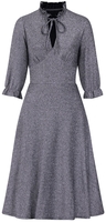 Hell Bunny - Haze Mid Dress - Robe mi-longue - Femme - gris