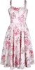H&R London - Catherine Floral Swing Dress - Robe mi-longue - Femme - multicolore