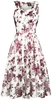 H&R London - Robe Swing Aphorodite Metallic - Robe mi-longue - Femme - blanc