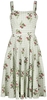 H&R London - Robe Swing Sarina - Robe mi-longue - Femme - blanc gris