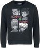 Hunter x Hunter - Groupe - Sweat-shirt - Homme - noir