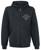 In Flames - Forgone Cover - Sweat-shirt zippé à capuche - Homme - noir