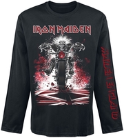 Iron Maiden - Eddie Bike - T-shirt manches longues - Homme - noir