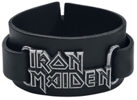 Iron Maiden - Iron Maiden Logo - Bracelet en cuir - Homme - noir