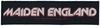 Iron Maiden - Maiden England - Patch - Unisexe - noir blanc rouge