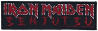 Iron Maiden - Senjutsu Logo - Patch - Unisexe - noir rouge