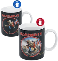 Iron Maiden - The Trooper - Tasse mit Thermoeffekt - Mug - Unisexe - noir