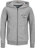 Jack & Jones - Andy Sweat Zip Hood - Vestes à capuches pour enfants - Homme - gris chiné