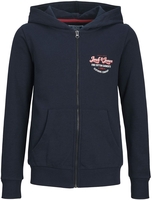 Jack & Jones - Andy Sweat Zip Hood - Vestes à capuches pour enfants - Homme - marine
